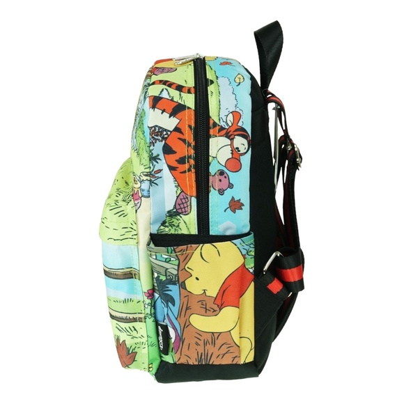 Disney Classic Winnie The Pooh Adult and Kids Mini Adjustable Summer Backpack - Picture 2 of 7